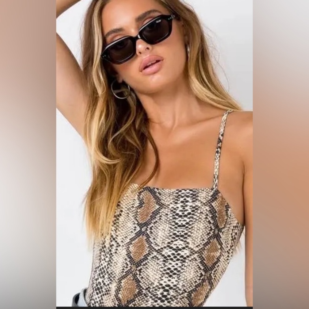PRINCESS POLLY SNAKESKIN BODYSUIT
